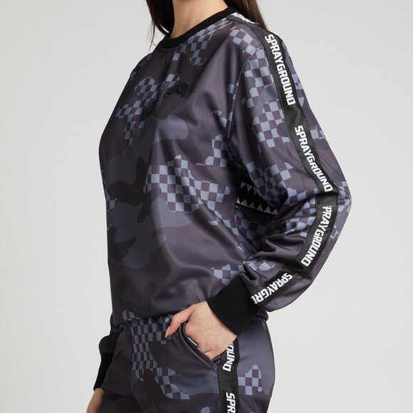 SPRAYGROUND Grey Camouflage Tracksuit – Made in Italy RRP €299 | Size L | Athlet - Picture 3 of 5